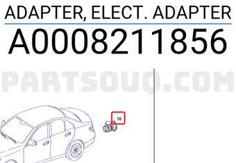 MERCEDES A0008211856 ADAPTER, ELECT. ADAPTER
