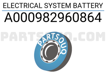 MERCEDES A000982960864 ELECTRICAL SYSTEM BATTERY