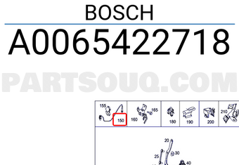 MERCEDES A0065422718 BOSCH
