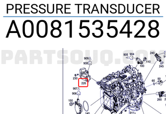MERCEDES A0081535428 PRESSURE TRANSDUCER