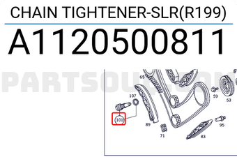 MERCEDES A1120500811 CHAIN TIGHTENER-SLR(R199)
