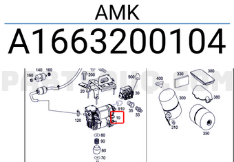 MERCEDES A1663200104 AMK
