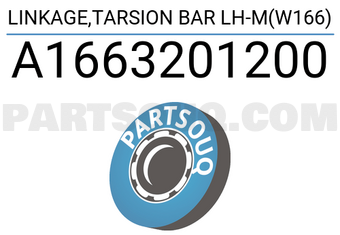 MERCEDES A1663201200 LINKAGE,TARSION BAR LH-M(W166)