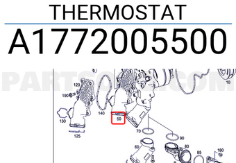 MERCEDES A1772005500 THERMOSTAT