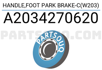 MERCEDES A2034270620 HANDLE,FOOT PARK BRAKE-C(W203)