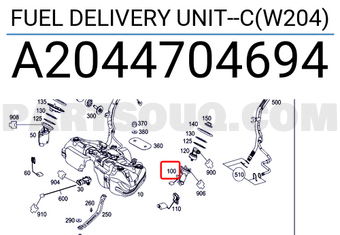 MERCEDES A2044704694 FUEL DELIVERY UNIT--C(W204)