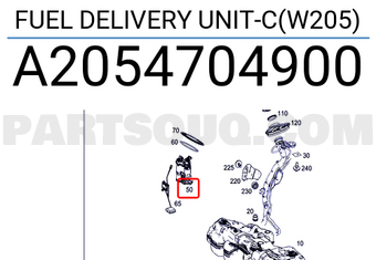 MERCEDES A2054704900 FUEL DELIVERY UNIT-C(W205)
