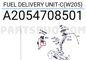 MERCEDES A2054708501 FUEL DELIVERY UNIT-C(W205)