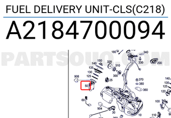 MERCEDES A2184700094 FUEL DELIVERY UNIT-CLS(C218)