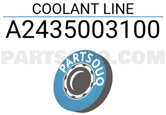 MERCEDES A2435003100 COOLANT LINE