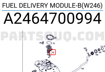 MERCEDES A2464700994 FUEL DELIVERY MODULE-B(W246)