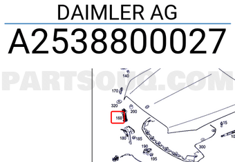 MERCEDES A2538800027 DAIMLER AG