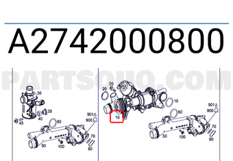 MERCEDES A2742000800 TURBOCHARGER