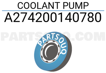 MERCEDES A274200140780 COOLANT PUMP