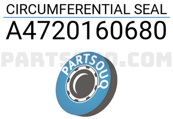 MERCEDES A4720160680 CIRCUMFERENTIAL SEAL