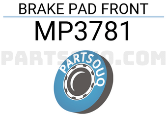 MINTYE MP3781 BRAKE PAD FRONT