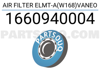 Mahle 1660940004 AIR FILTER ELMT-A(W168)VANEO