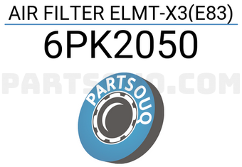 Mahle 6PK2050 AIR FILTER ELMT-X3(E83)