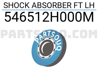Mando 546512H000M SHOCK ABSORBER FT LH