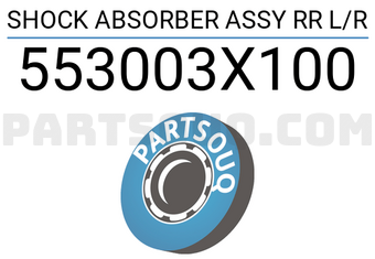 Mando 553003X100 SHOCK ABSORBER ASSY RR L/R