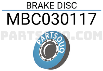 Mando MBC030117 BRAKE DISC