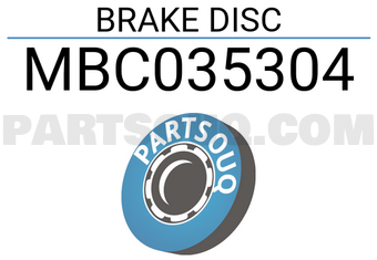 Mando MBC035304 BRAKE DISC