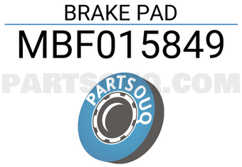 Mando MBF015849 BRAKE PAD