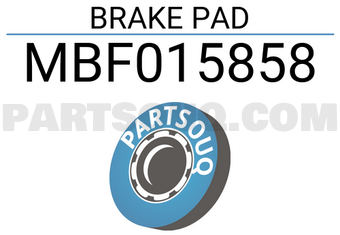 Mando MBF015858 BRAKE PAD