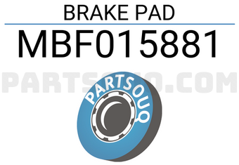 Mando MBF015881 BRAKE PAD