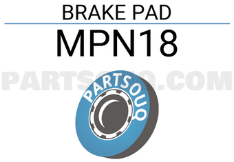 Mando MPN18 BRAKE PAD