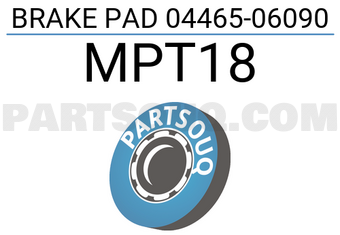 Mando MPT18 BRAKE PAD 04465-06090