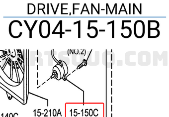 Mazda CY0415150B DRIVE,FAN-MAIN