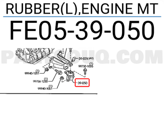Mazda FE0539050 RUBBER(L),ENGINE MT