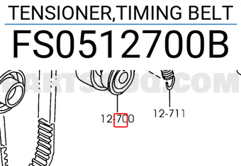 Mazda FS0512700B TENSIONER,TIMING BELT