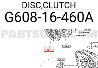 Mazda G60816460A DISC,CLUTCH