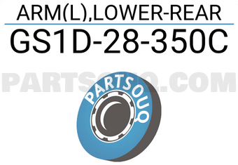 Mazda GS1D28350C ARM(L),LOWER-REAR