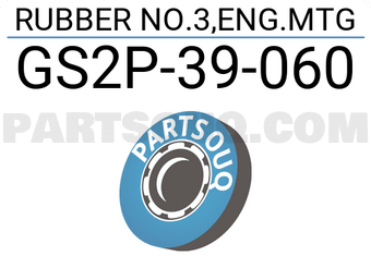 Mazda GS2P39060 RUBBER NO.3,ENG.MTG
