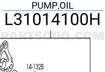 Mazda L31014100H PUMP,OIL