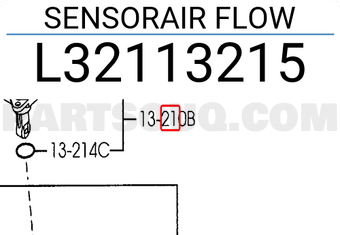 Mazda L32113215 SENSORAIR FLOW