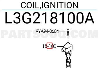 Mazda L3G218100A COIL,IGNITION