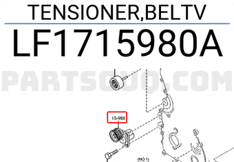 Mazda LF1715980A TENSIONER,BELTV