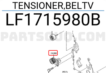 Mazda LF1715980B TENSIONER,BELTV