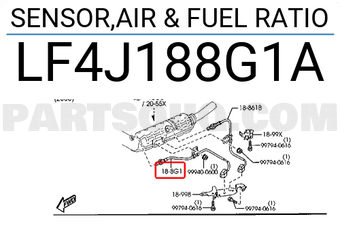 Mazda LF4J188G1A SENSOR,AIR & FUEL RATIO