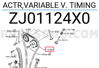 Mazda ZJ01124X0 ACTR,VARIABLE V. TIMING