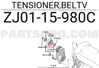 Mazda ZJ0115980C TENSIONER,BELTV