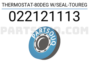Meyle 022121113 THERMOSTAT-80DEG W/SEAL-TOUREG