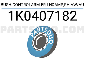 Meyle 1K0407182 BUSH-CONTROLARM-FR LH&RH-VW/AU