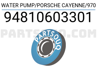 Meyle 94810603301 WATER PUMP/PORSCHE CAYENNE/970