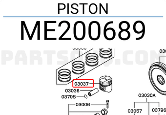 Mitsubishi ME200689 PISTON