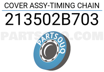 Mobis 213502B703 COVER ASSY-TIMING CHAIN